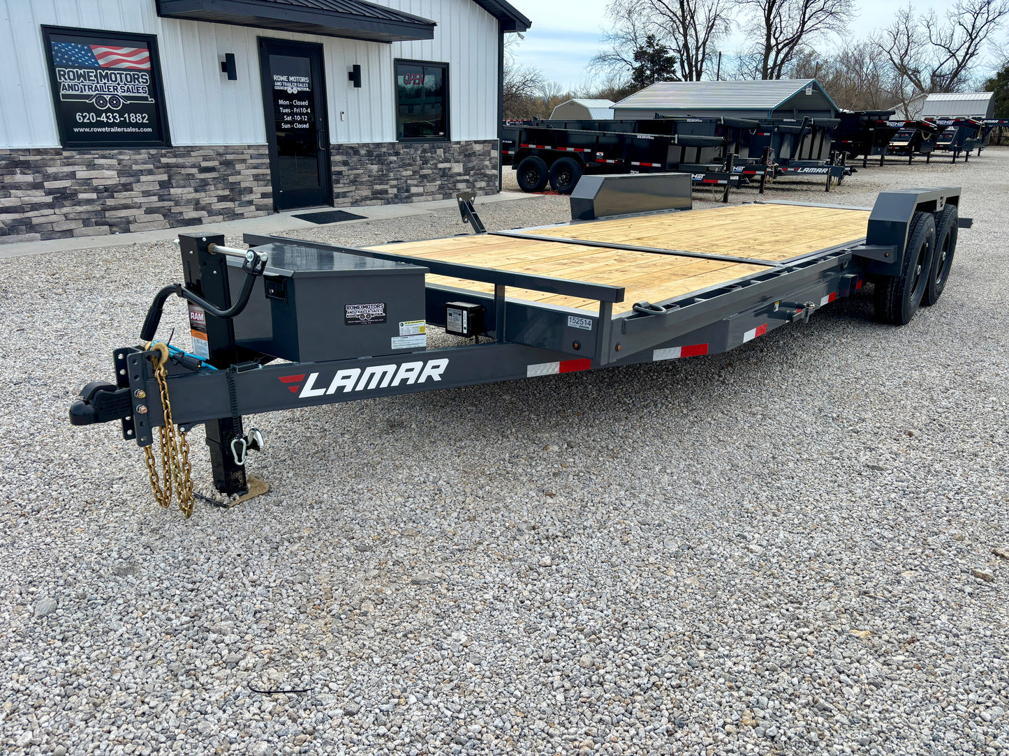 2026 Lamar 22' 14K Equipment Tilt Trailer