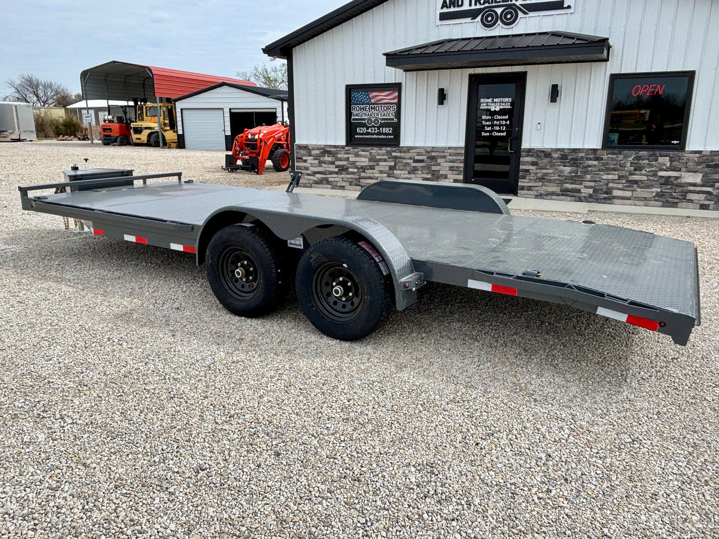 2026 Lamar 20' 10K Steel Deck Car Hauler Trailer
