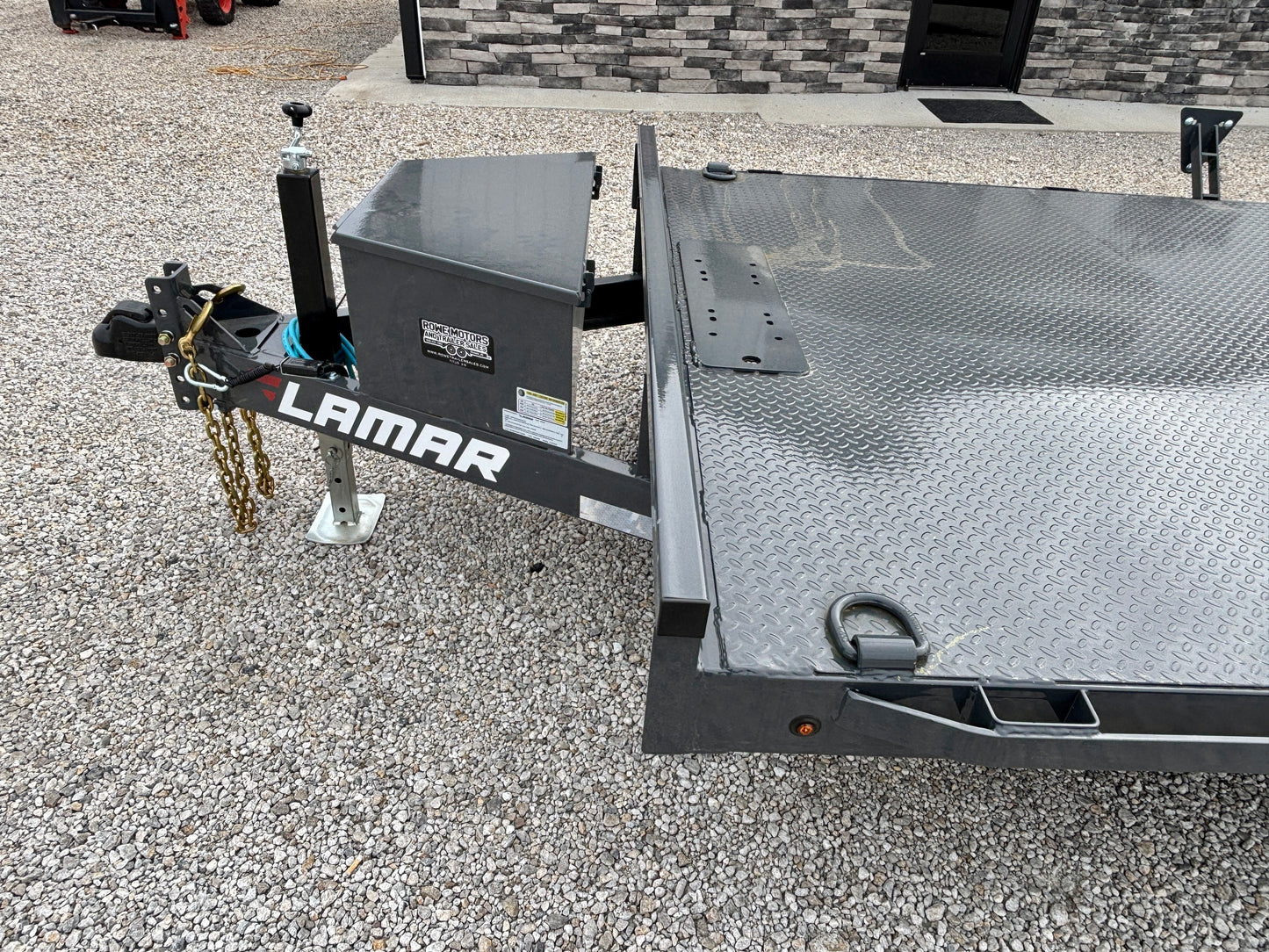 2026 Lamar 20' 10K Steel Deck Car Hauler Trailer