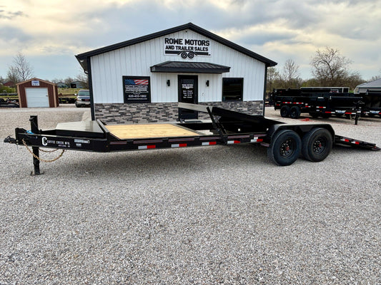 2026 Coffee Creek 24' 16K I-Beam Tilt Equipment Trailer