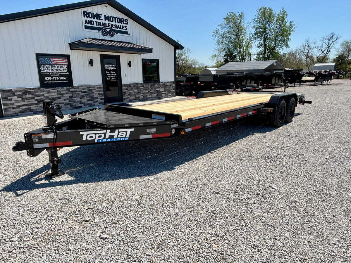 2027 Top Hat 22' 16K I Beam Equipment Trailer