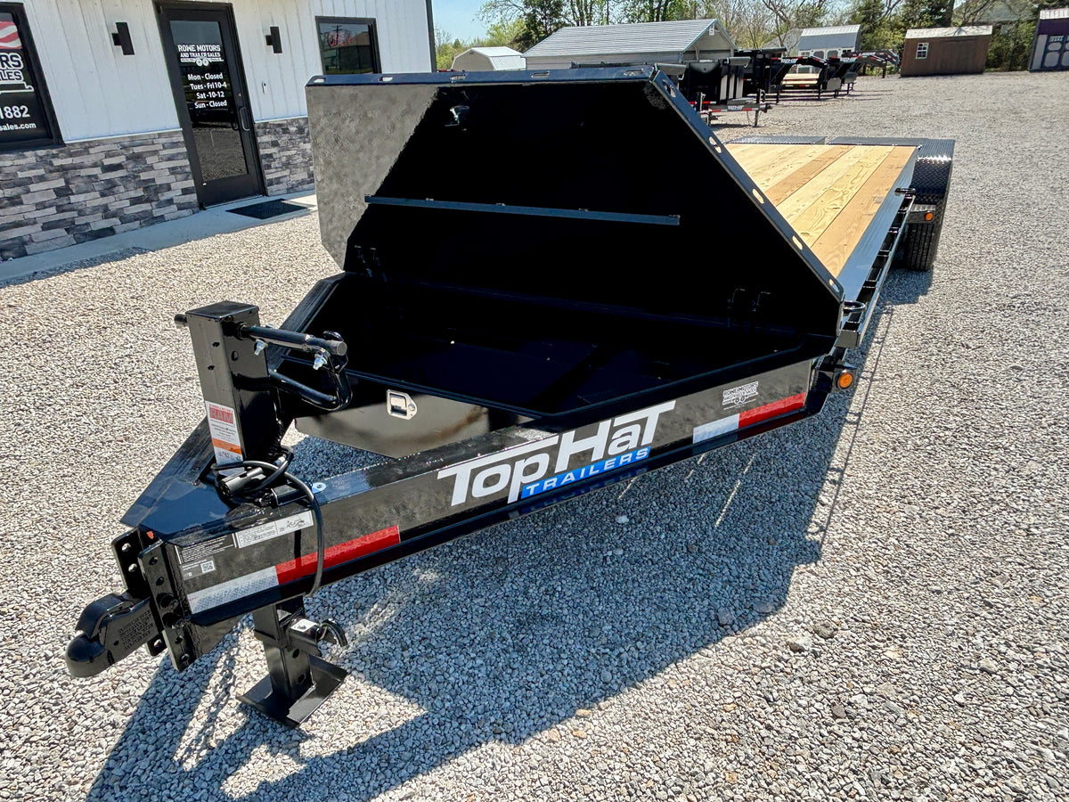 2027 Top Hat 22' 16K I Beam Equipment Trailer