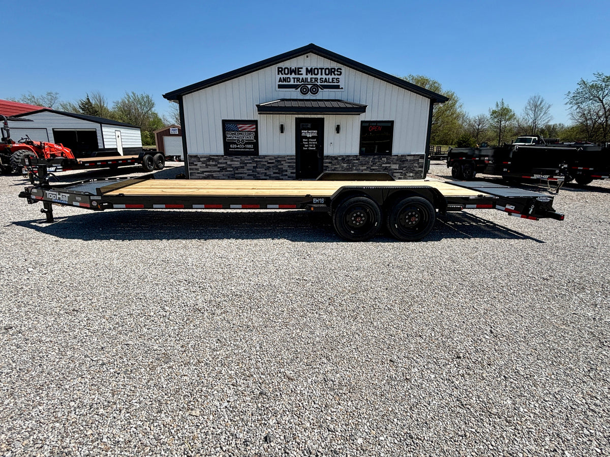 2027 Top Hat 22' 16K I Beam Equipment Trailer