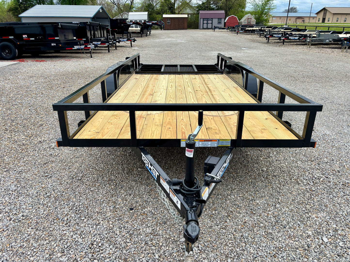 2026 Top Hat 77" x 16' 7K Utility Trailer