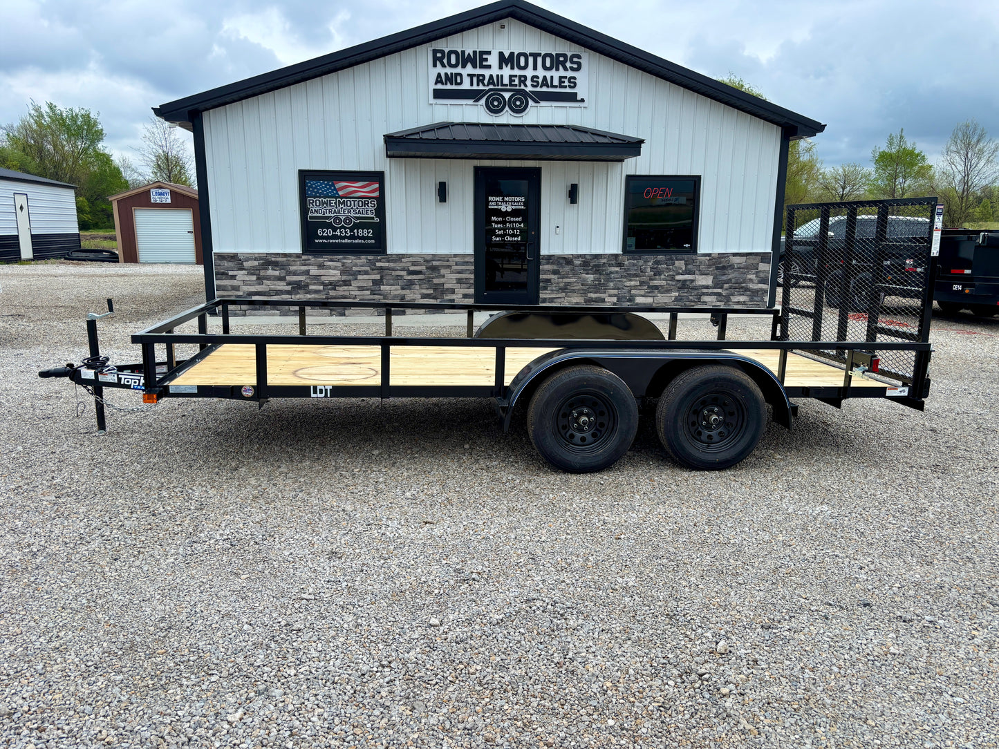 2026 Top Hat 77" x 16' 7K Utility Trailer
