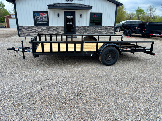 2026 Top Hat 83" x 14' Quad Hauler Utility Trailer