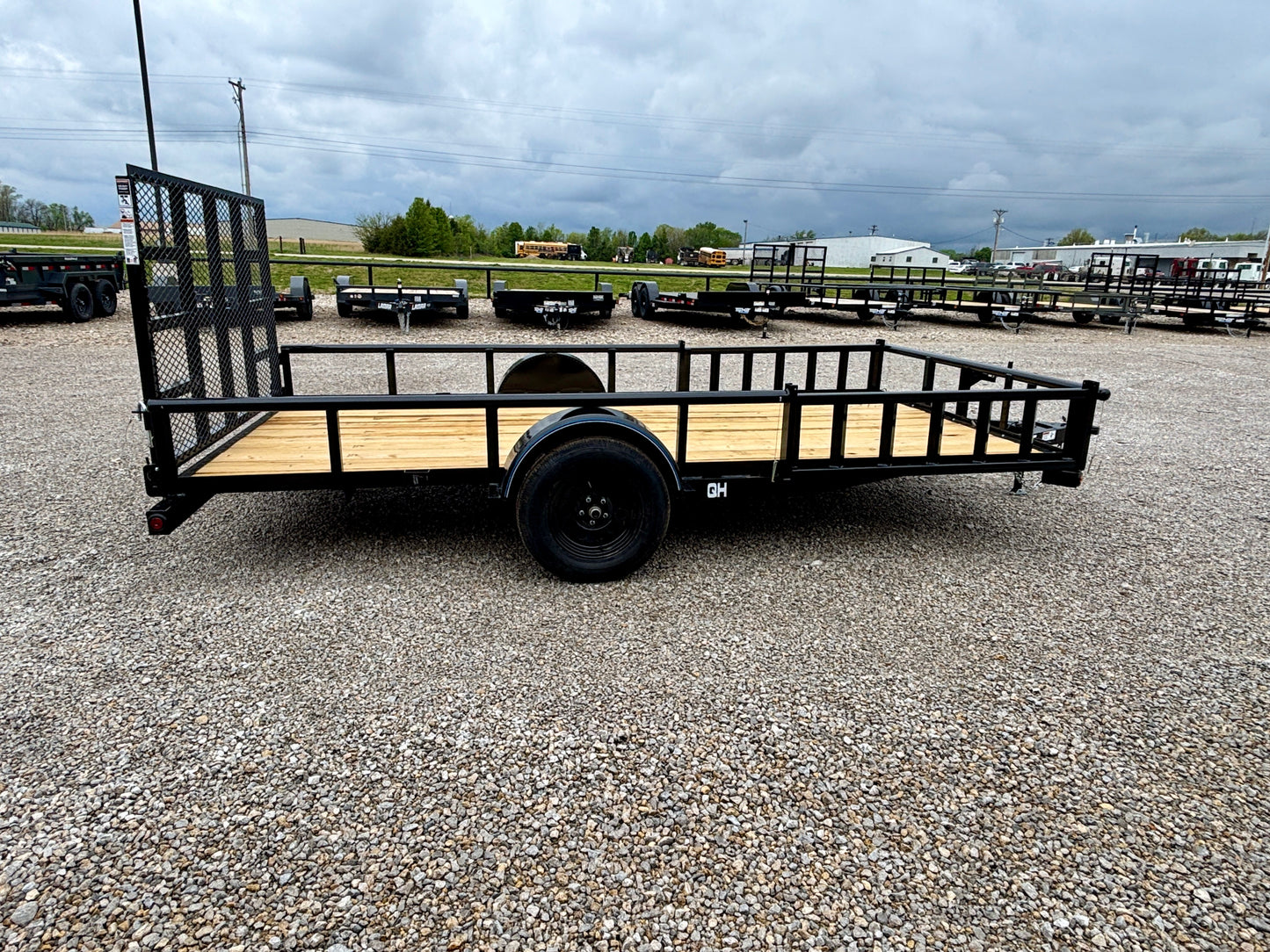 2026 Top Hat 83" x 14' Quad Hauler Utility Trailer