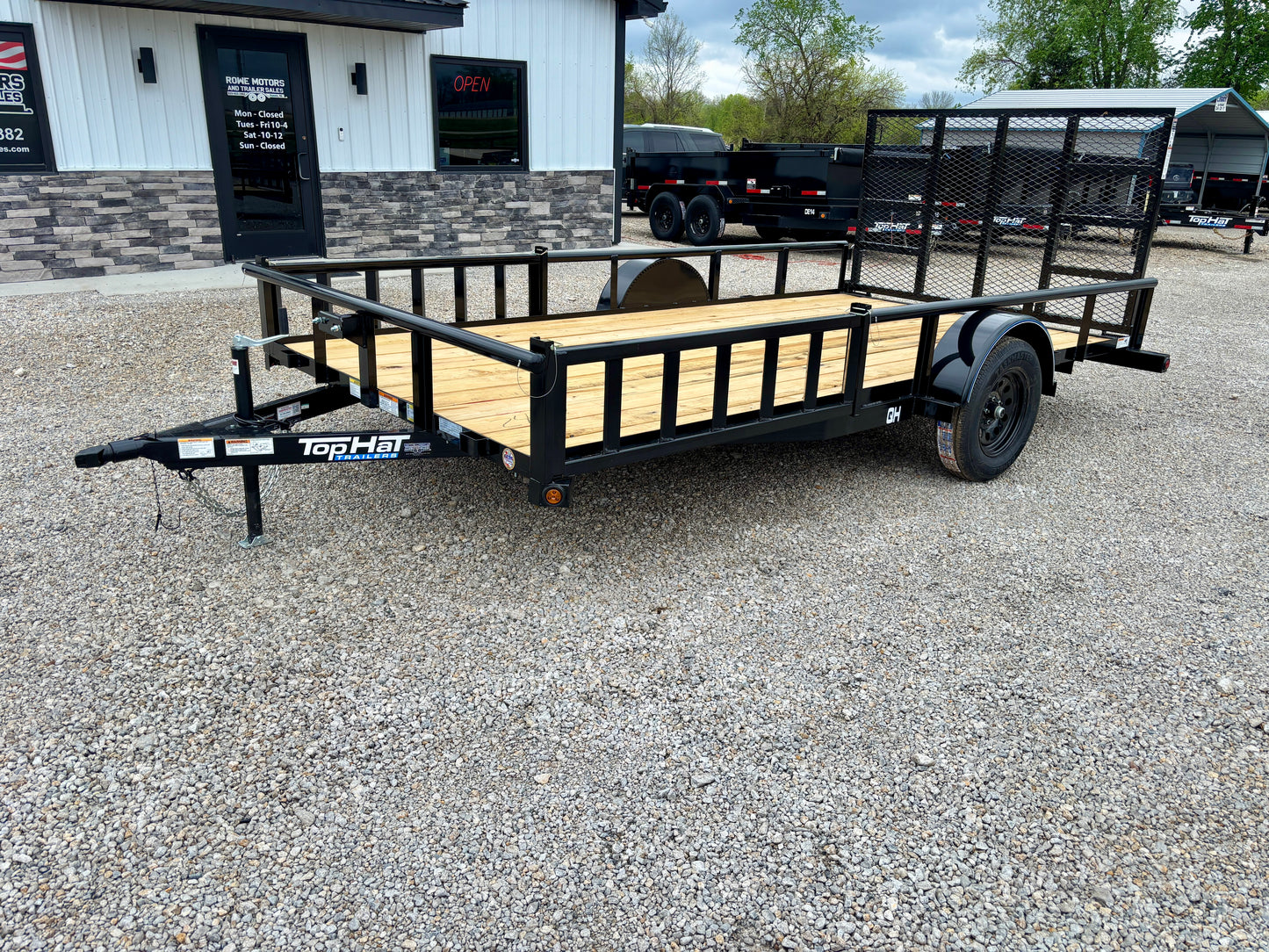 2026 Top Hat 83" x 14' Quad Hauler Utility Trailer