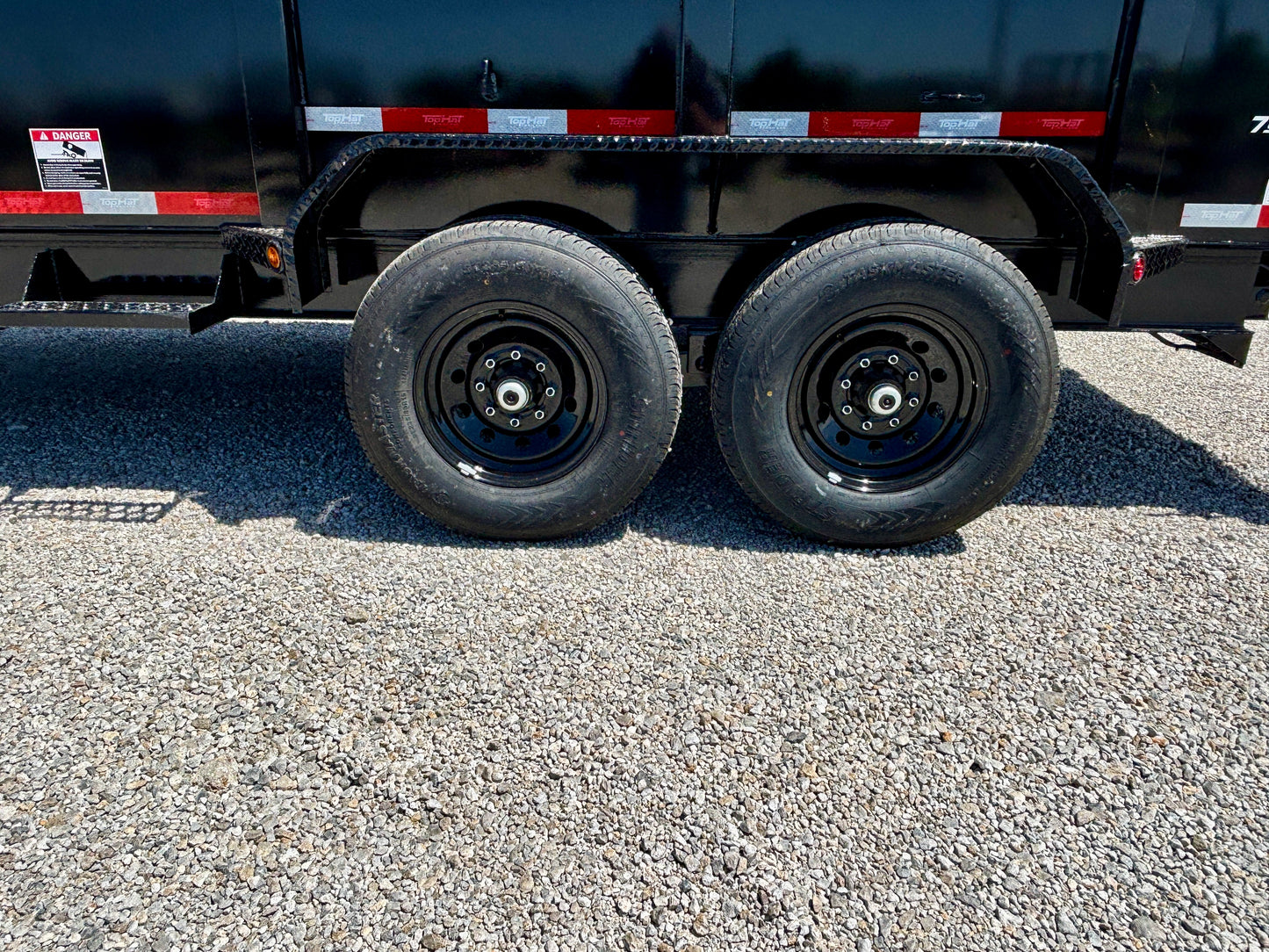 2026 Top Hat 16' 14K Gooseneck Dump Trailer