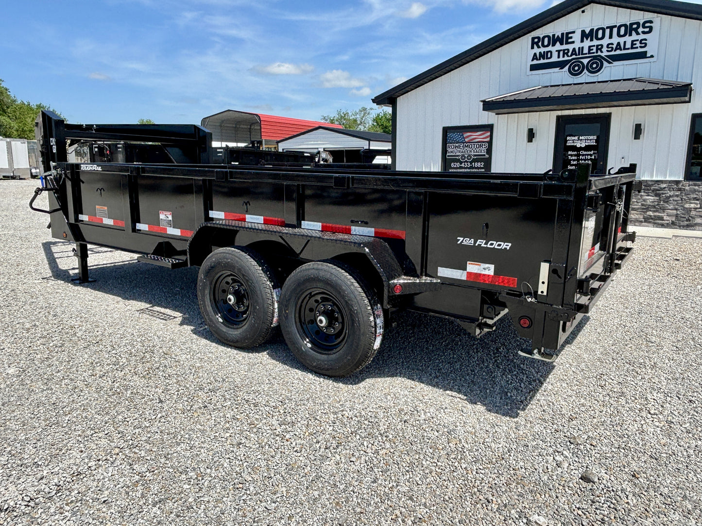 2026 Top Hat 16' 14K Gooseneck Dump Trailer