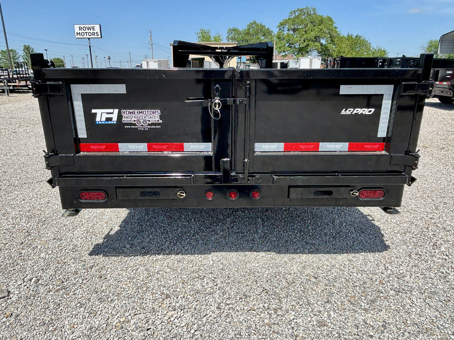 2026 Top Hat 16' 14K Gooseneck Dump Trailer