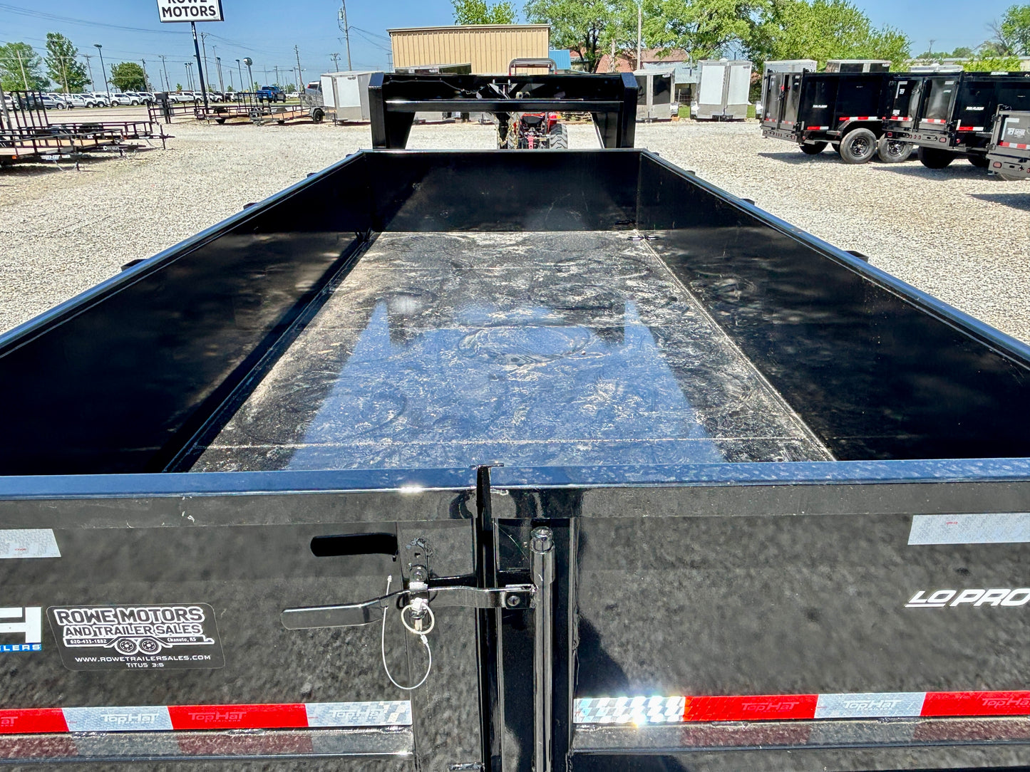 2026 Top Hat 16' 14K Gooseneck Dump Trailer