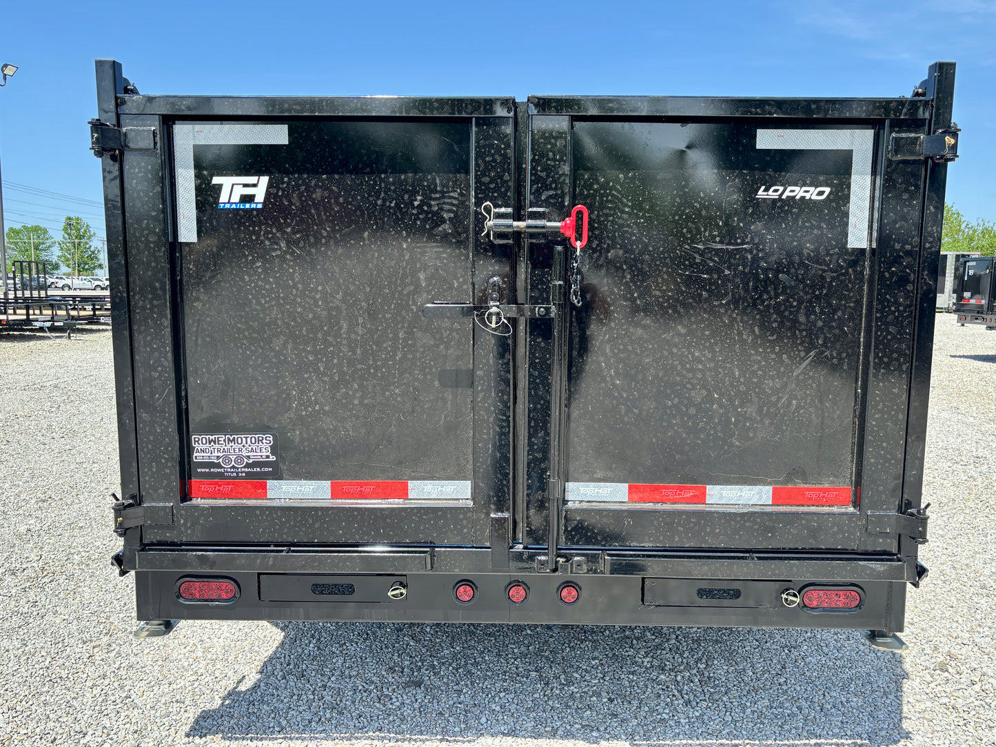 2026 Top Hat 16' 14K Gooseneck Dump Trailer With 4' Sides