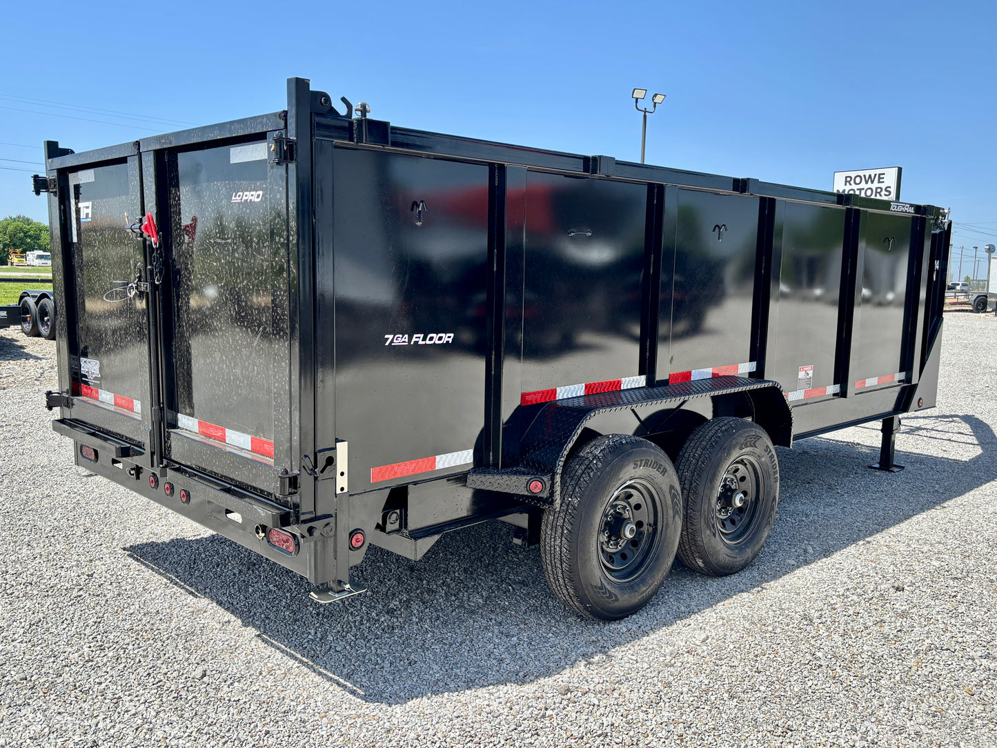 2026 Top Hat 16' 14K Gooseneck Dump Trailer With 4' Sides