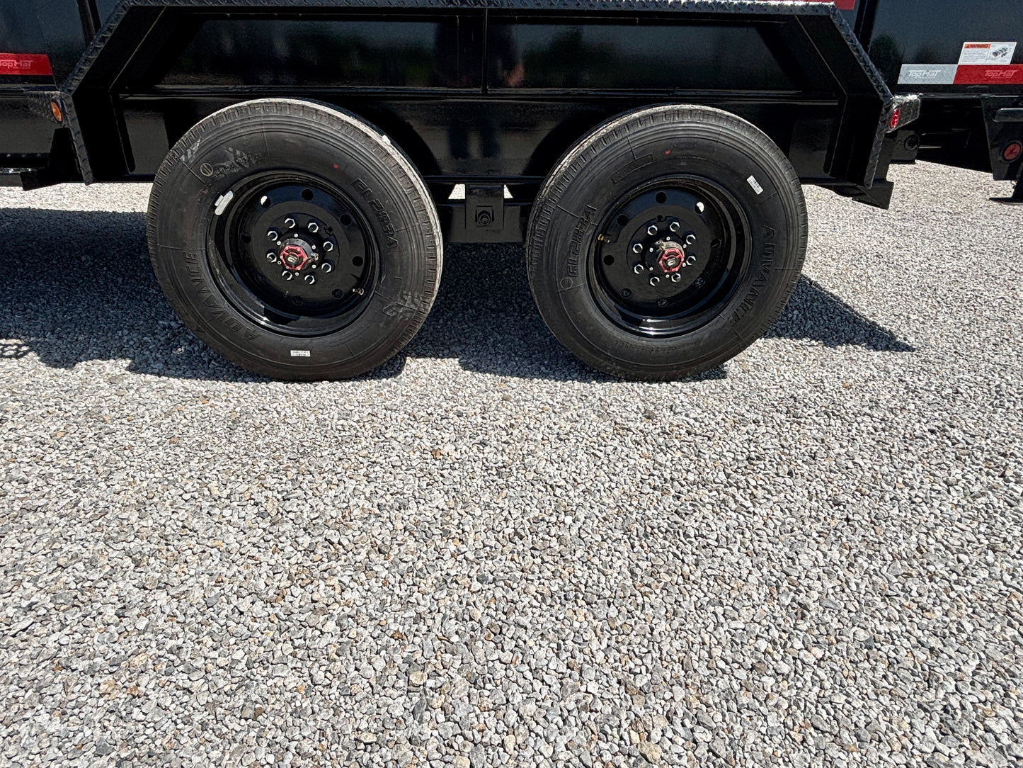 2026 Top Hat 16' 20K Gooseneck Dump Trailer