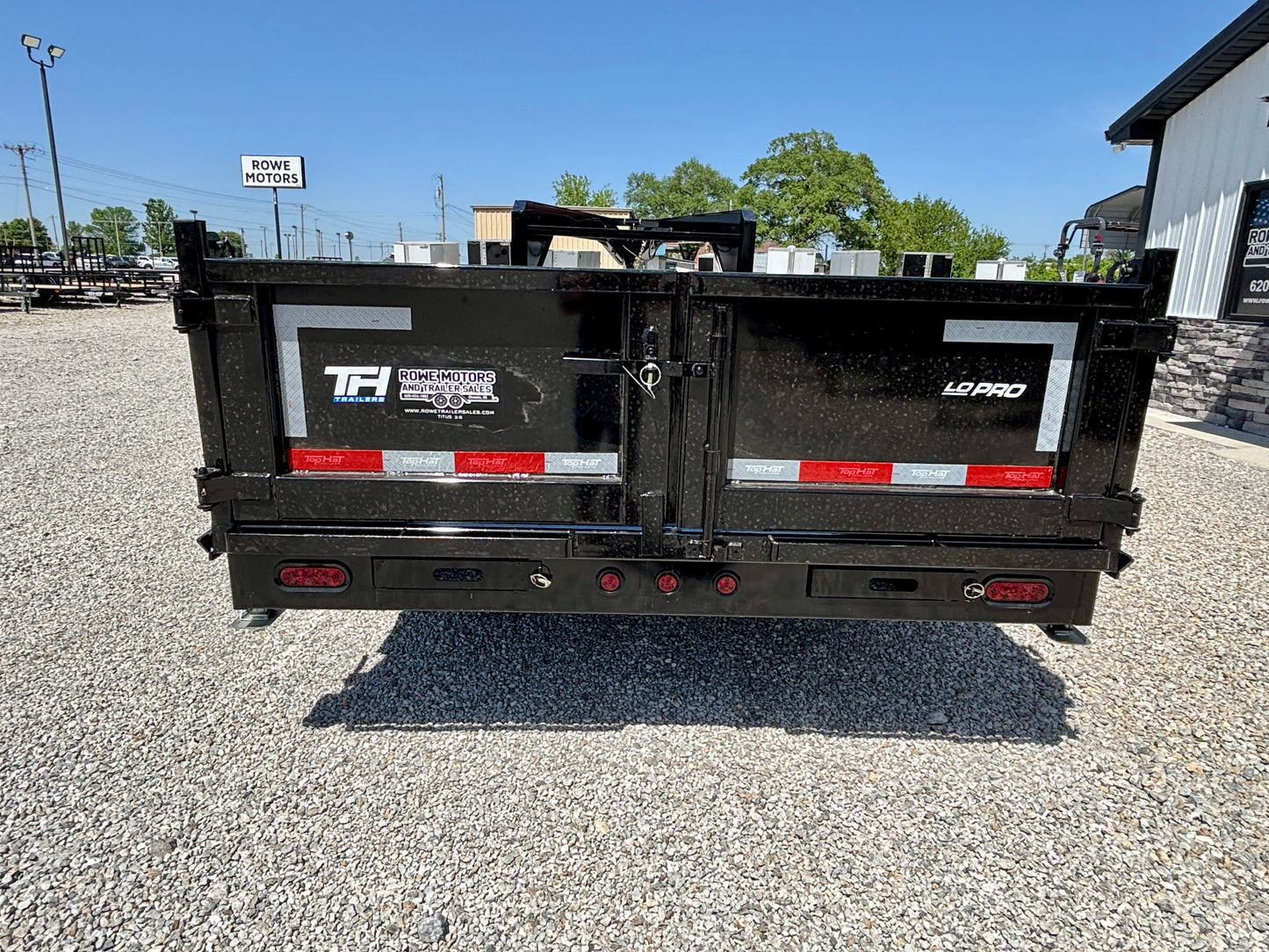 2026 Top Hat 16' 16K Gooseneck Dump Trailer