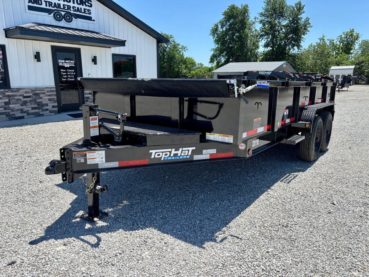 2026 Top Hat 16' 16K Dump Trailer