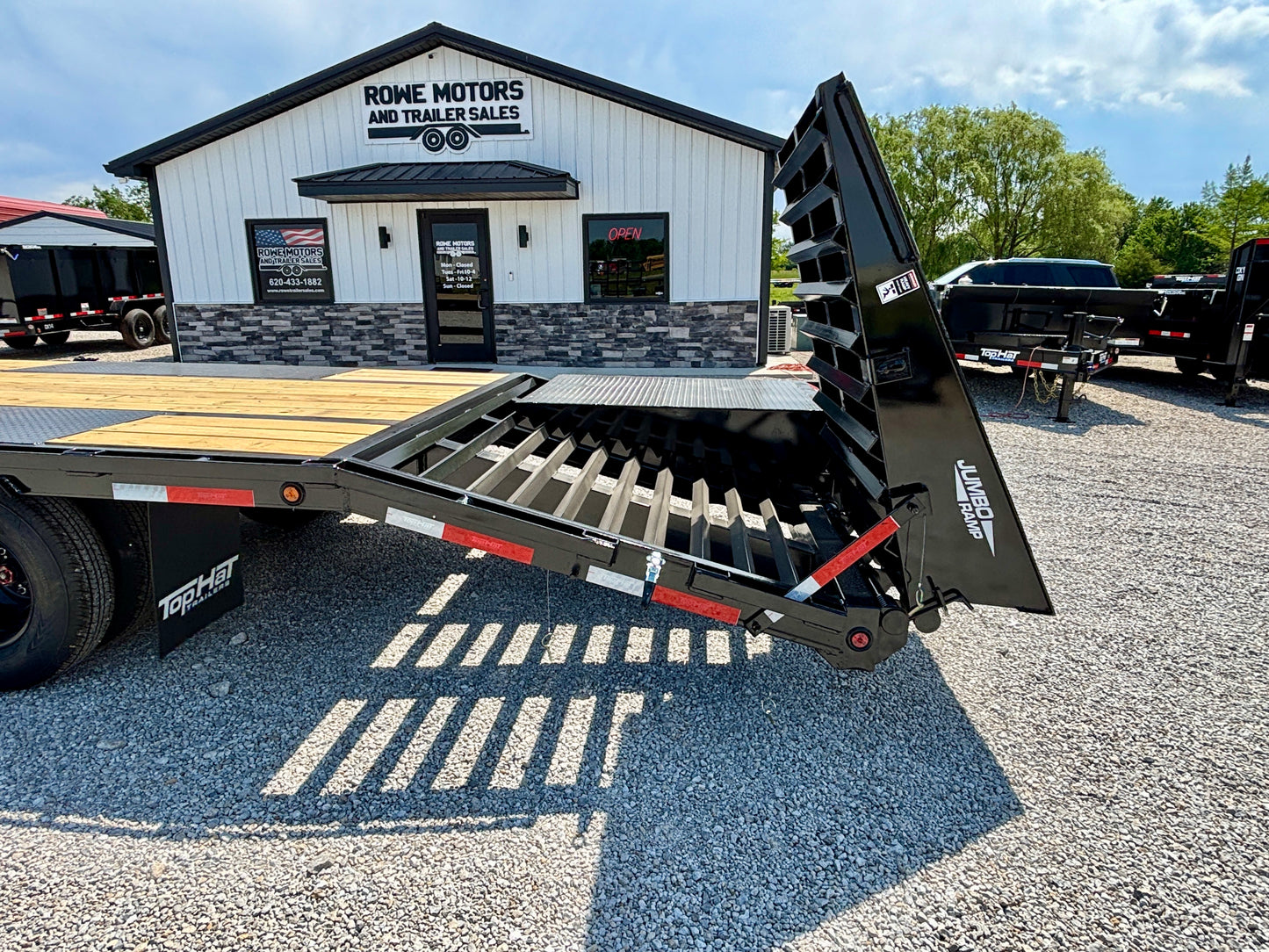 2026 Top Hat 30' 24K Gooseneck Flatbed Trailer