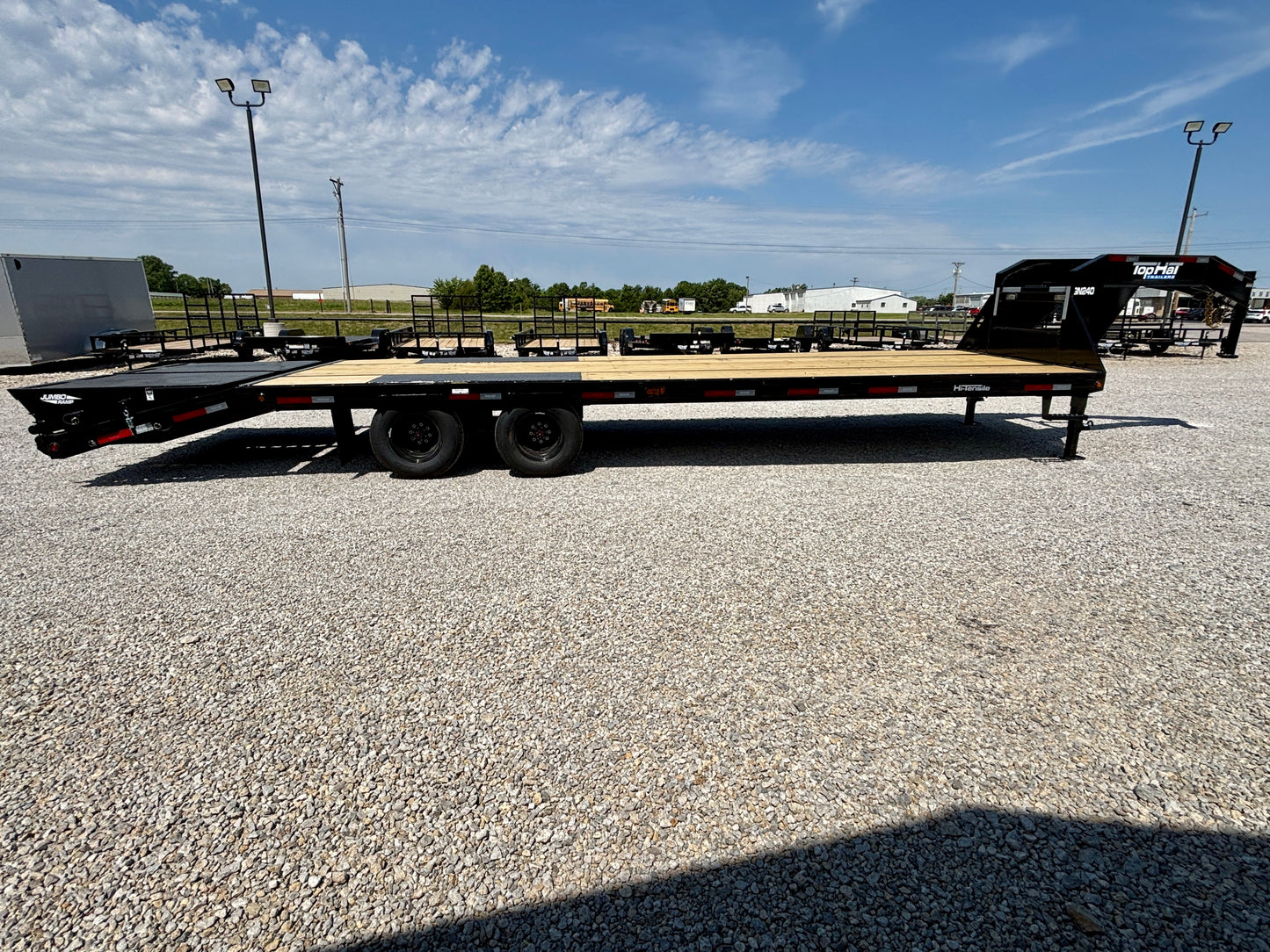 2026 Top Hat 30' 24K Gooseneck Flatbed Trailer
