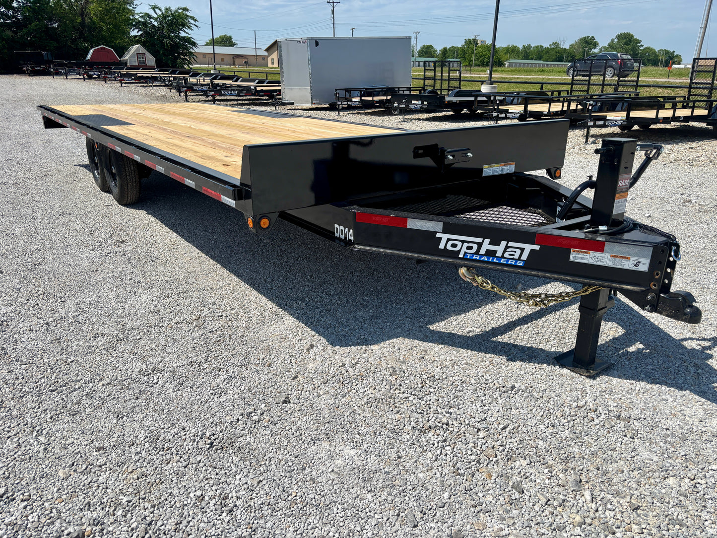 2026 Top Hat 102" x 24' 14K Bumper Pull Deckover Trailer