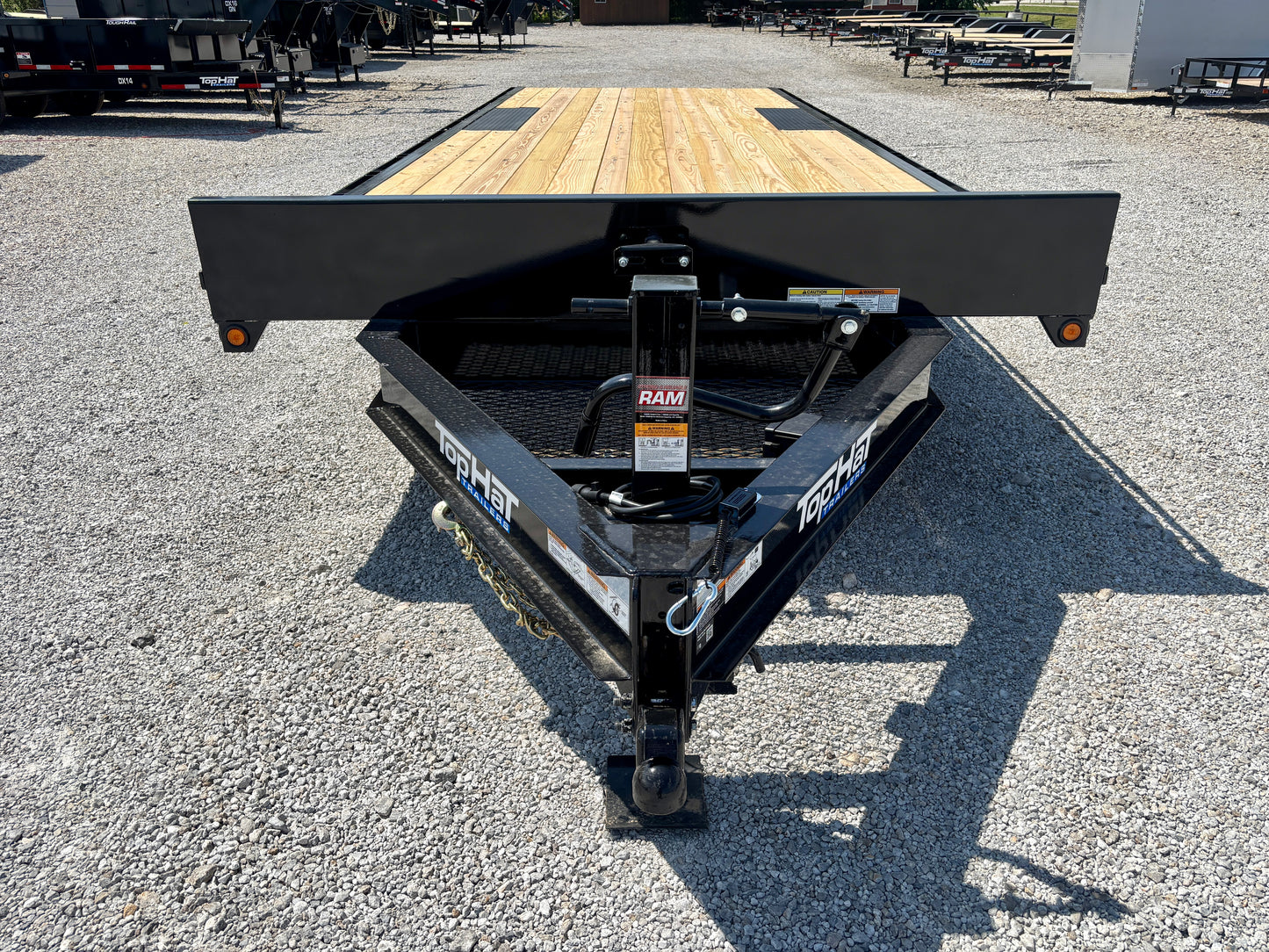 2026 Top Hat 102" x 24' 14K Bumper Pull Deckover Trailer