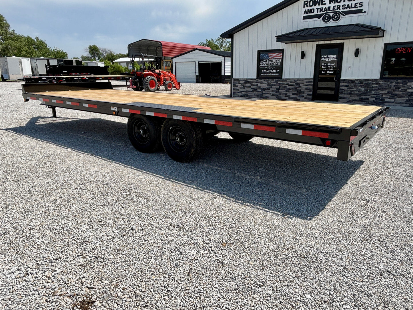 2026 Top Hat 102" x 24' 14K Bumper Pull Deckover Trailer