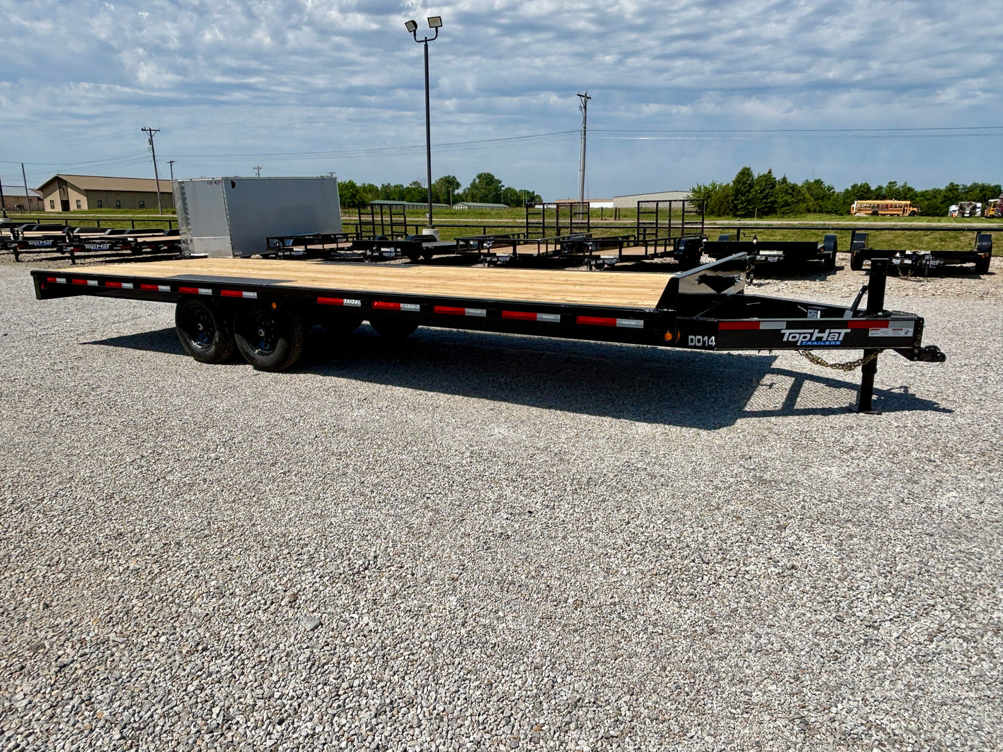 2026 Top Hat 102" x 24' 14K Bumper Pull Deckover Trailer