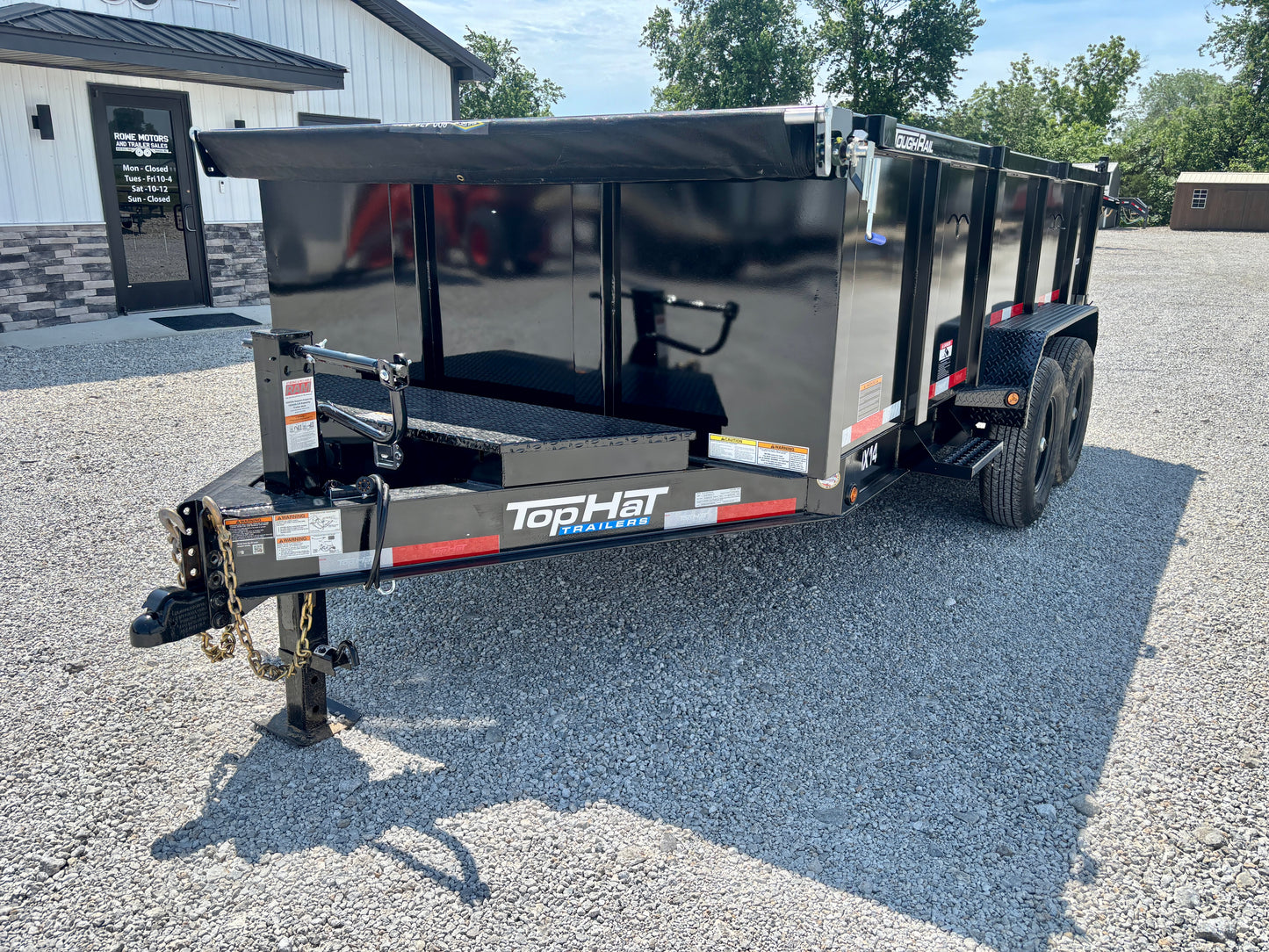 2026 Top Hat 14' 14K Dump Trailer With 3' Sides