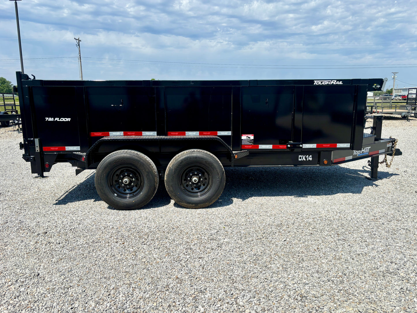 2026 Top Hat 14' 14K Dump Trailer With 3' Sides