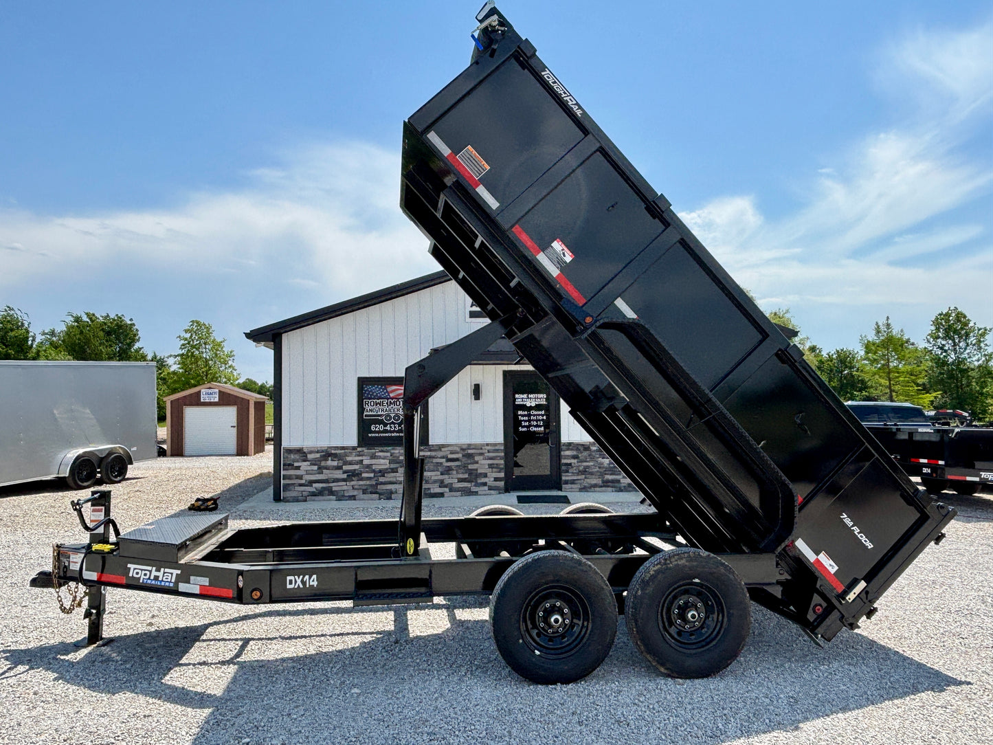 2026 Top Hat 14' 14K Dump Trailer With 3' Sides