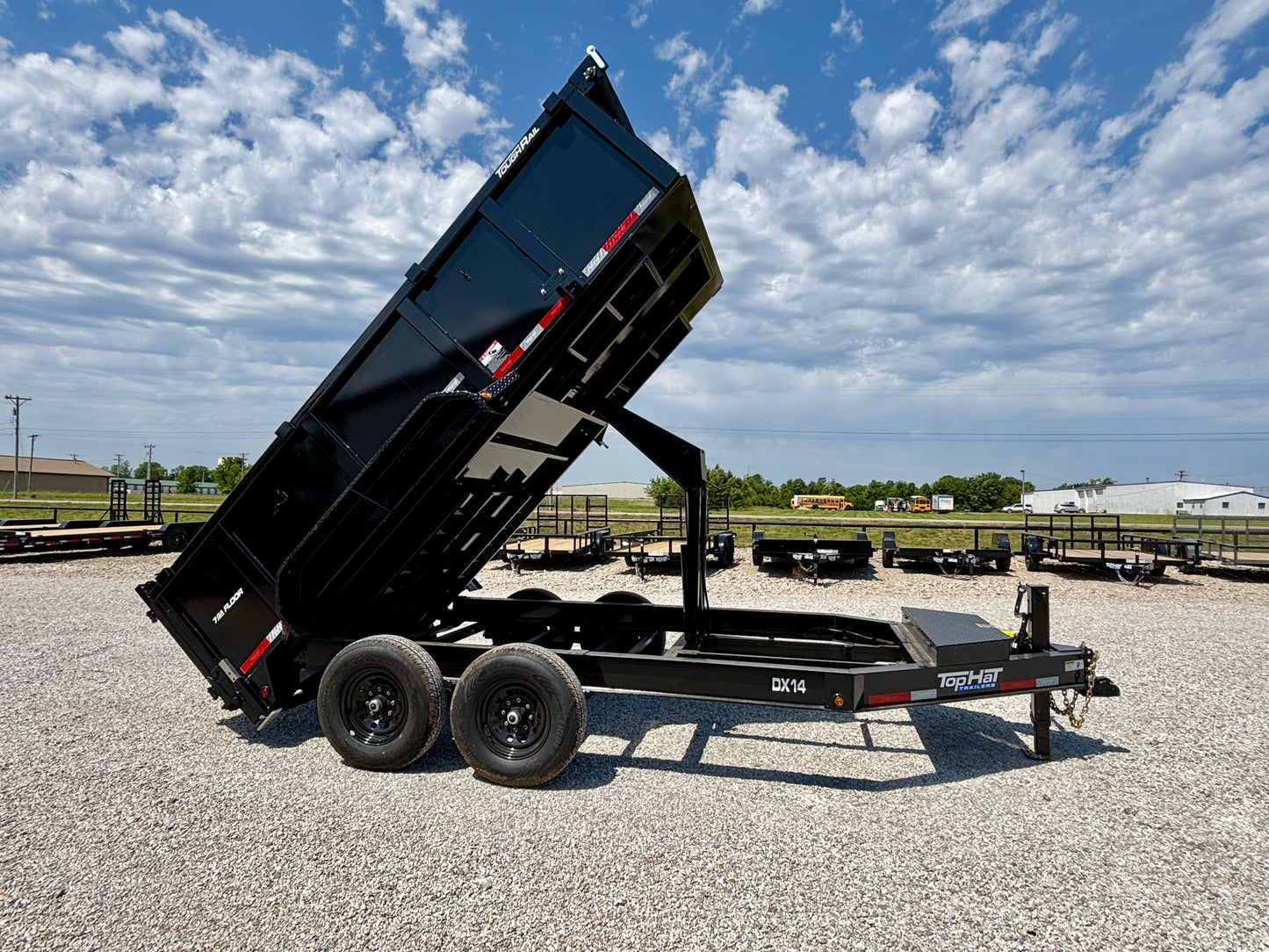2026 Top Hat 14' 14K Dump Trailer With 3' Sides