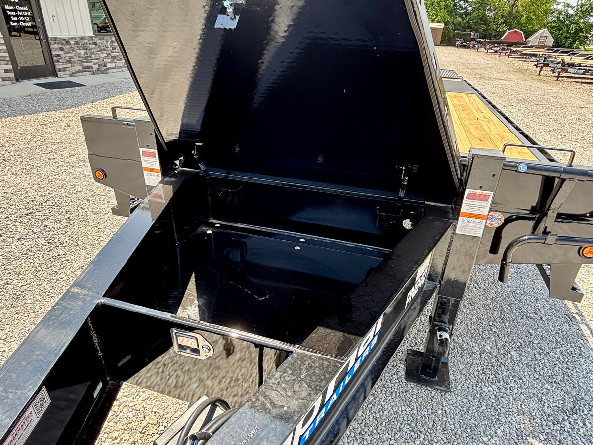 2027 Top Hat 25' 24K Pintle Low Pro Flatbed Tag Equipment Trailer