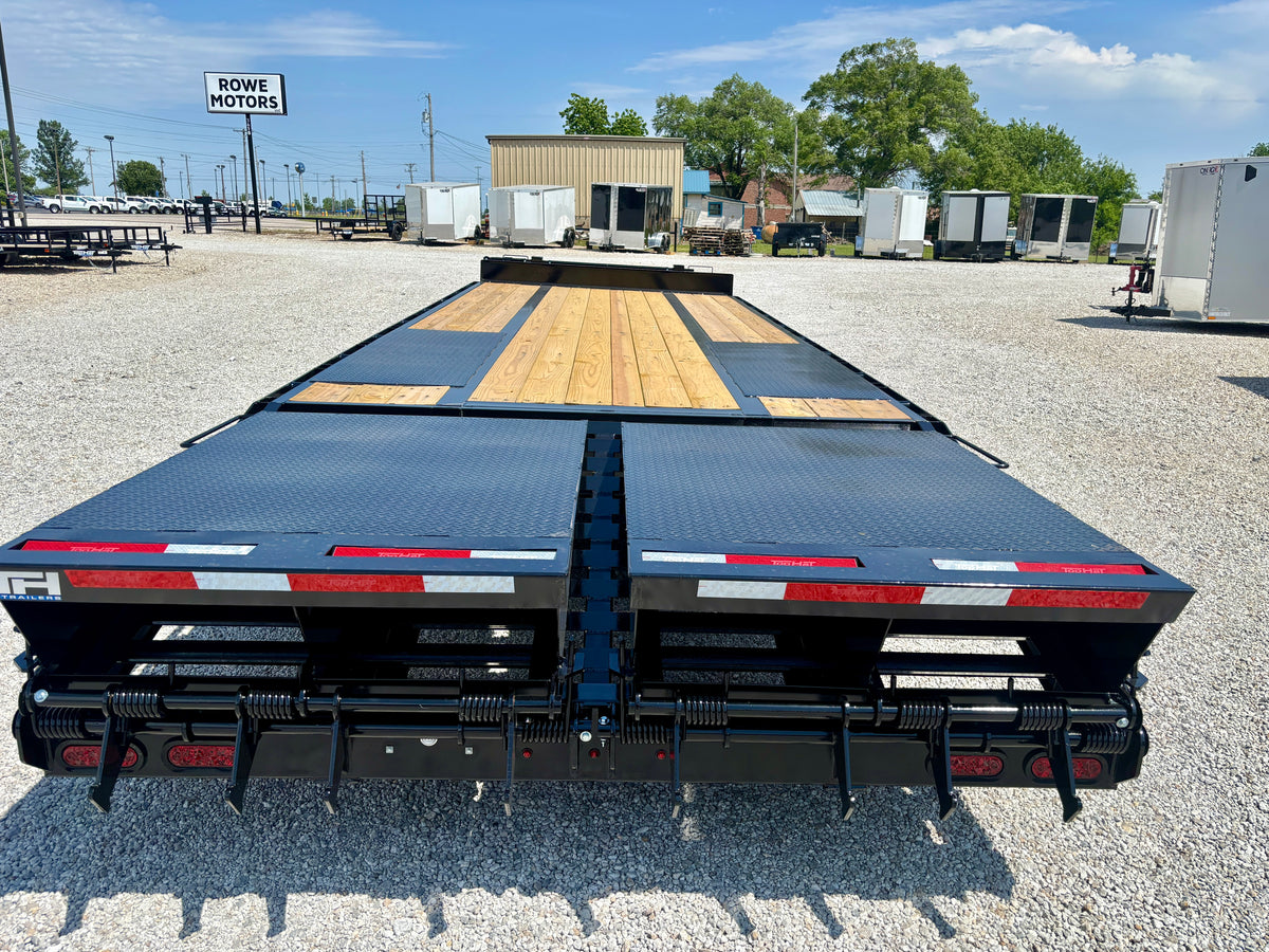 2027 Top Hat 25' 24K Pintle Low Pro Flatbed Tag Equipment Trailer