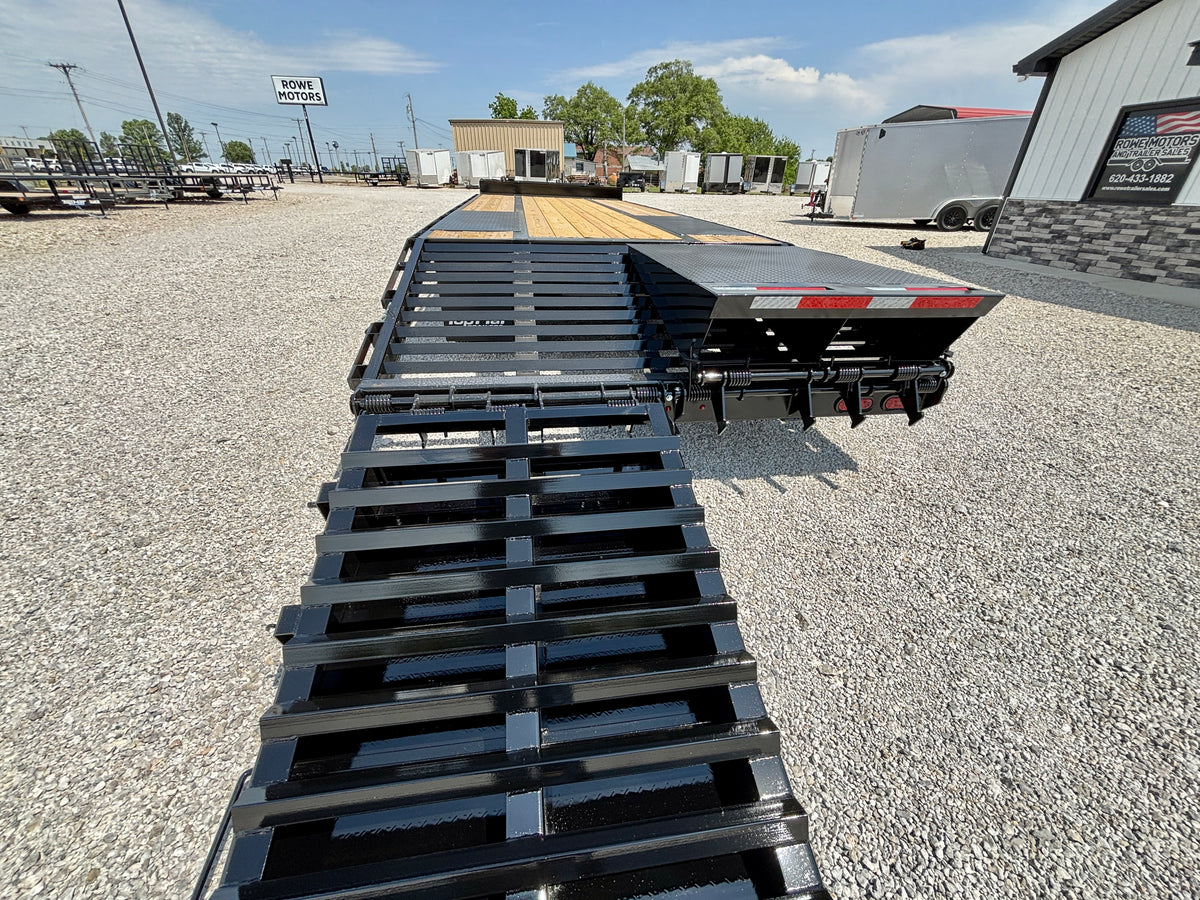 2027 Top Hat 25' 24K Pintle Low Pro Flatbed Tag Equipment Trailer