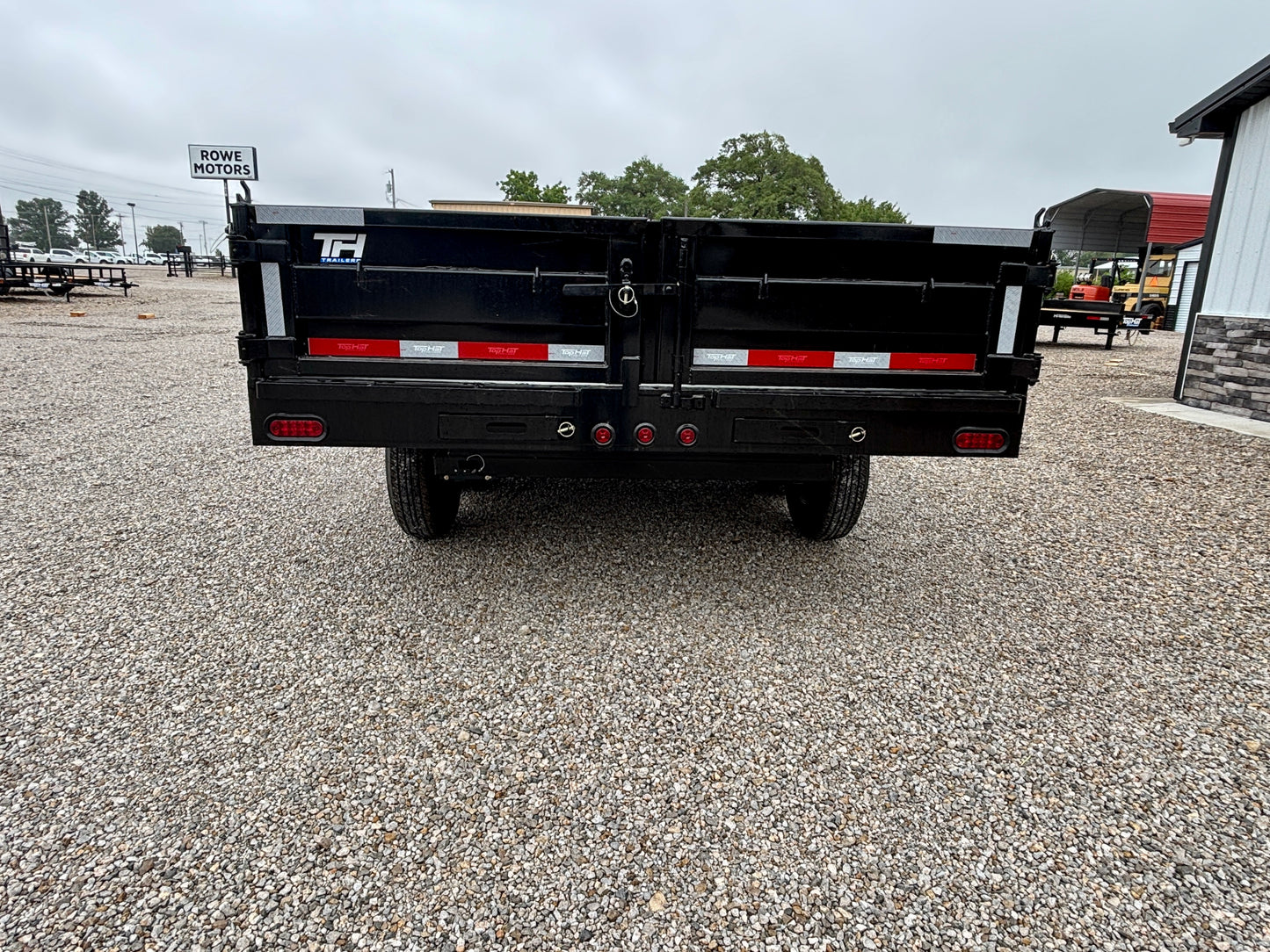 2026 Top Hat 14' 14K Deckover Drop Side Dump Trailer