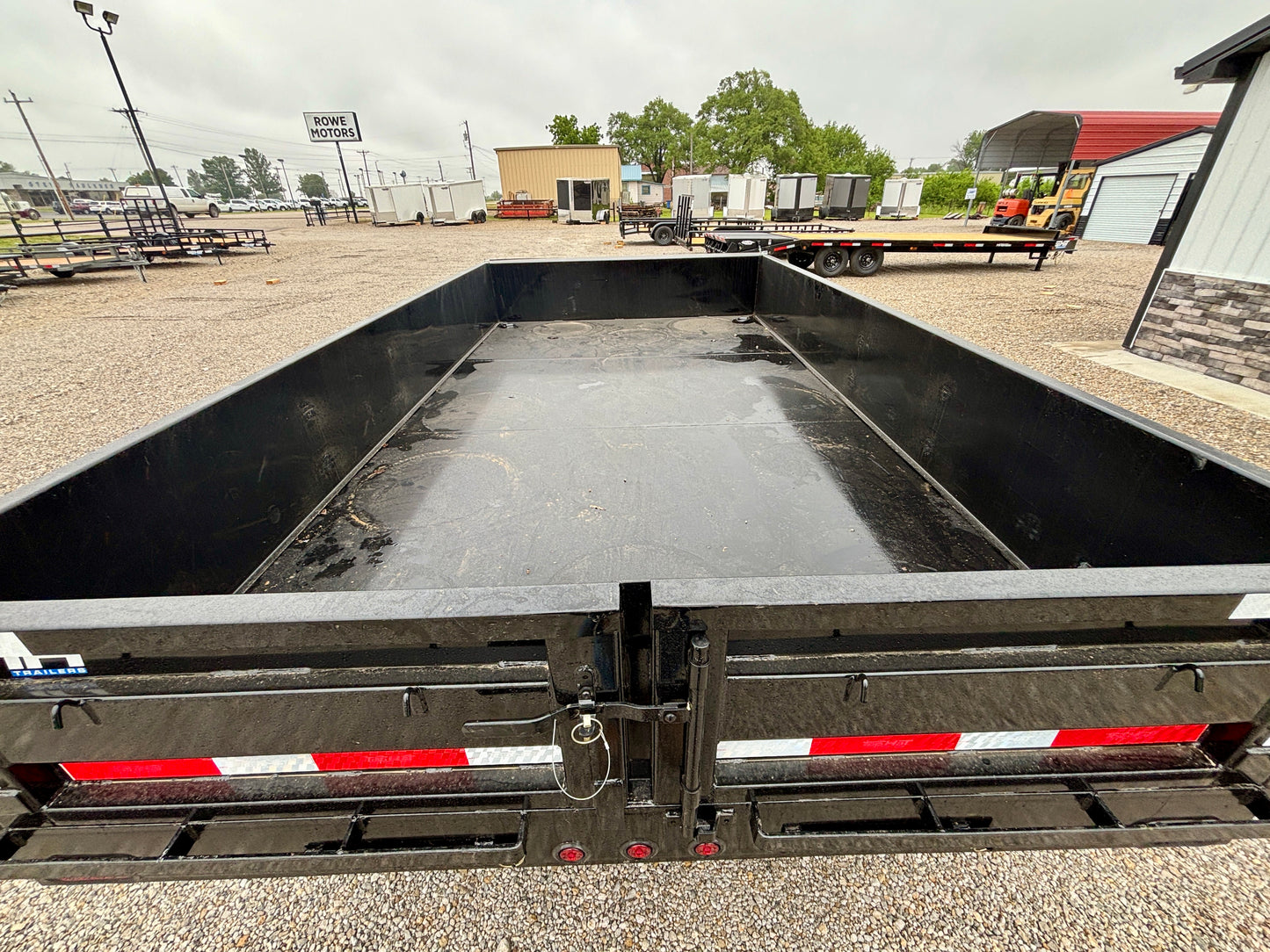 2026 Top Hat 14' 14K Deckover Drop Side Dump Trailer