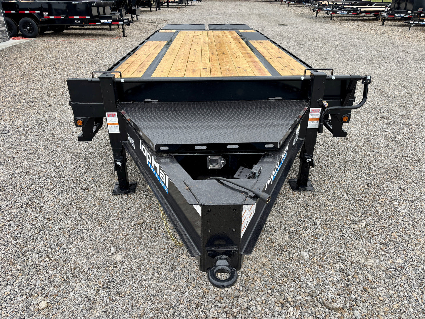2026 Top Hat 25' 15.9K Pintle Low Pro Flatbed Tag Equipment Trailer