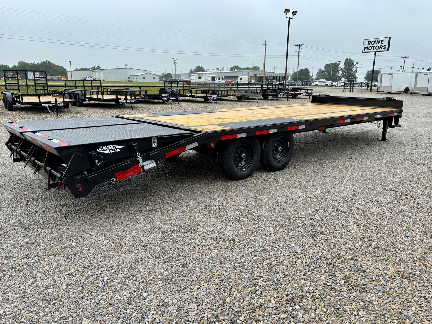 2026 Top Hat 25' 15.9K Pintle Low Pro Flatbed Tag Equipment Trailer