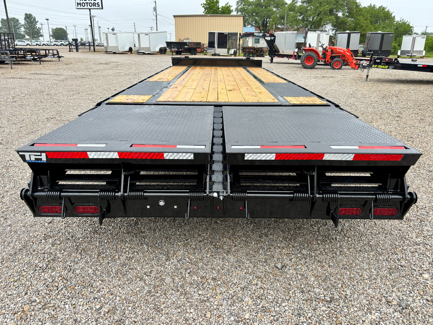 2026 Top Hat 25' 15.9K Pintle Low Pro Flatbed Tag Equipment Trailer