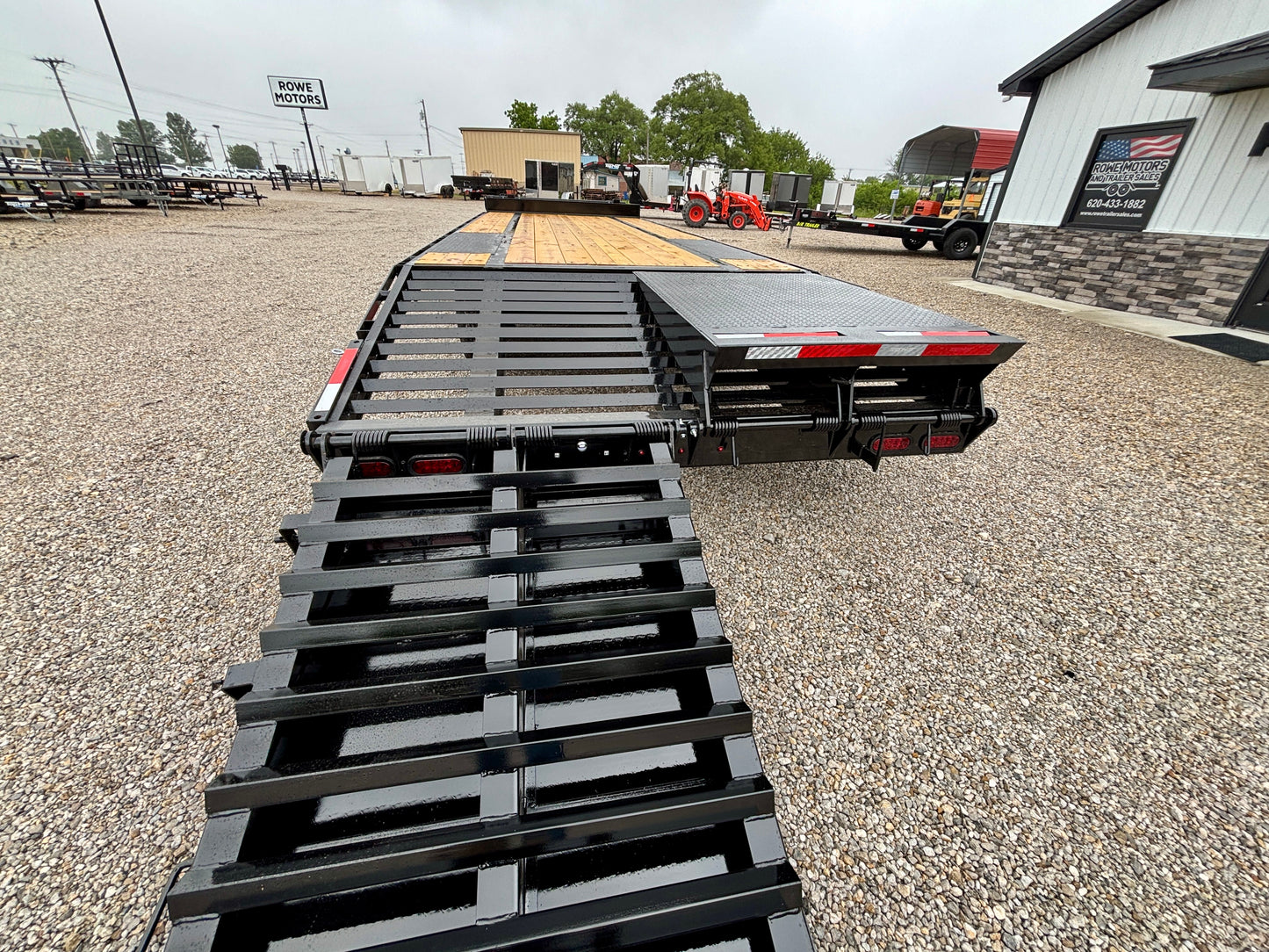 2026 Top Hat 25' 15.9K Pintle Low Pro Flatbed Tag Equipment Trailer