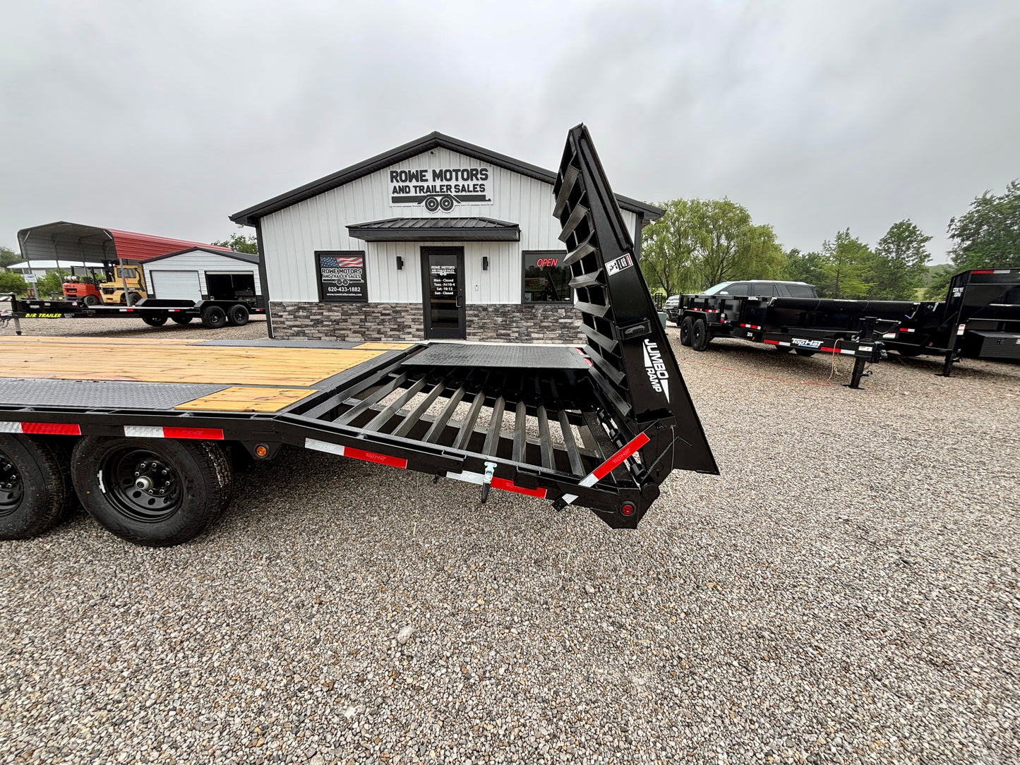 2026 Top Hat 25' 15.9K Pintle Low Pro Flatbed Tag Equipment Trailer