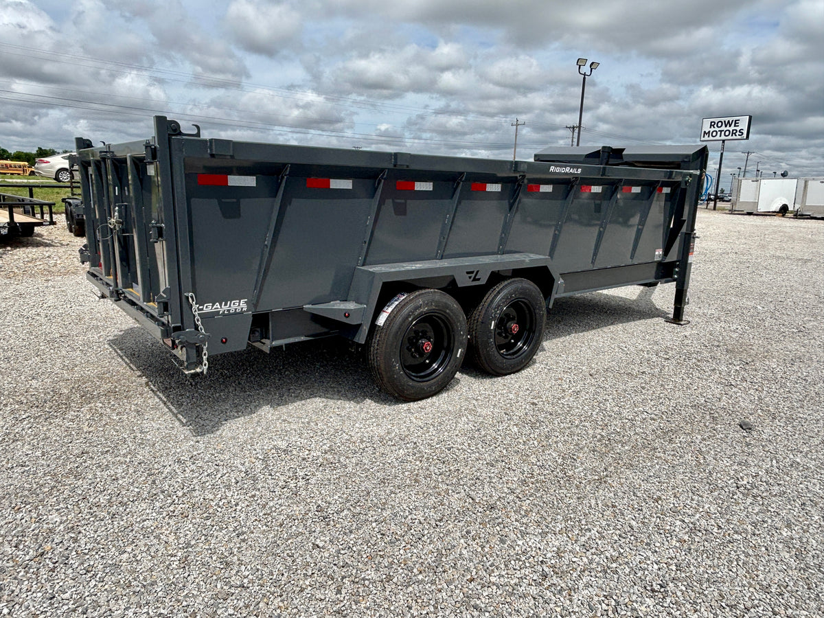 2027 Lamar 16' 16K Gooseneck Dump Trailer With 3' Sides