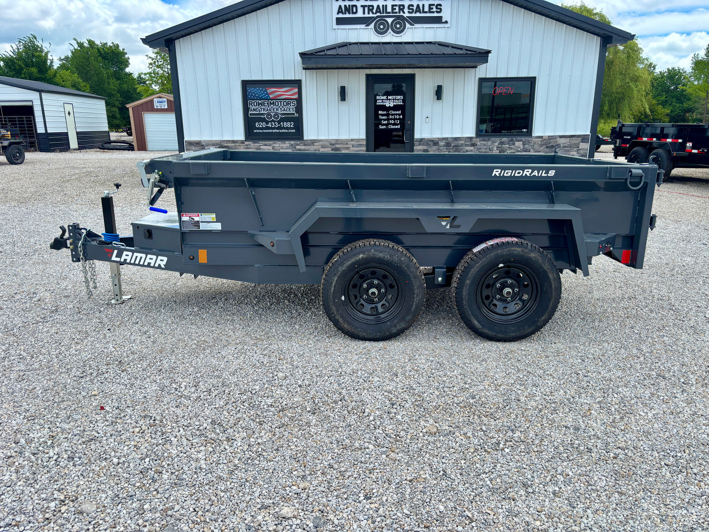2026 Lamar 5'x 10' 7K Mini Dump Trailer
