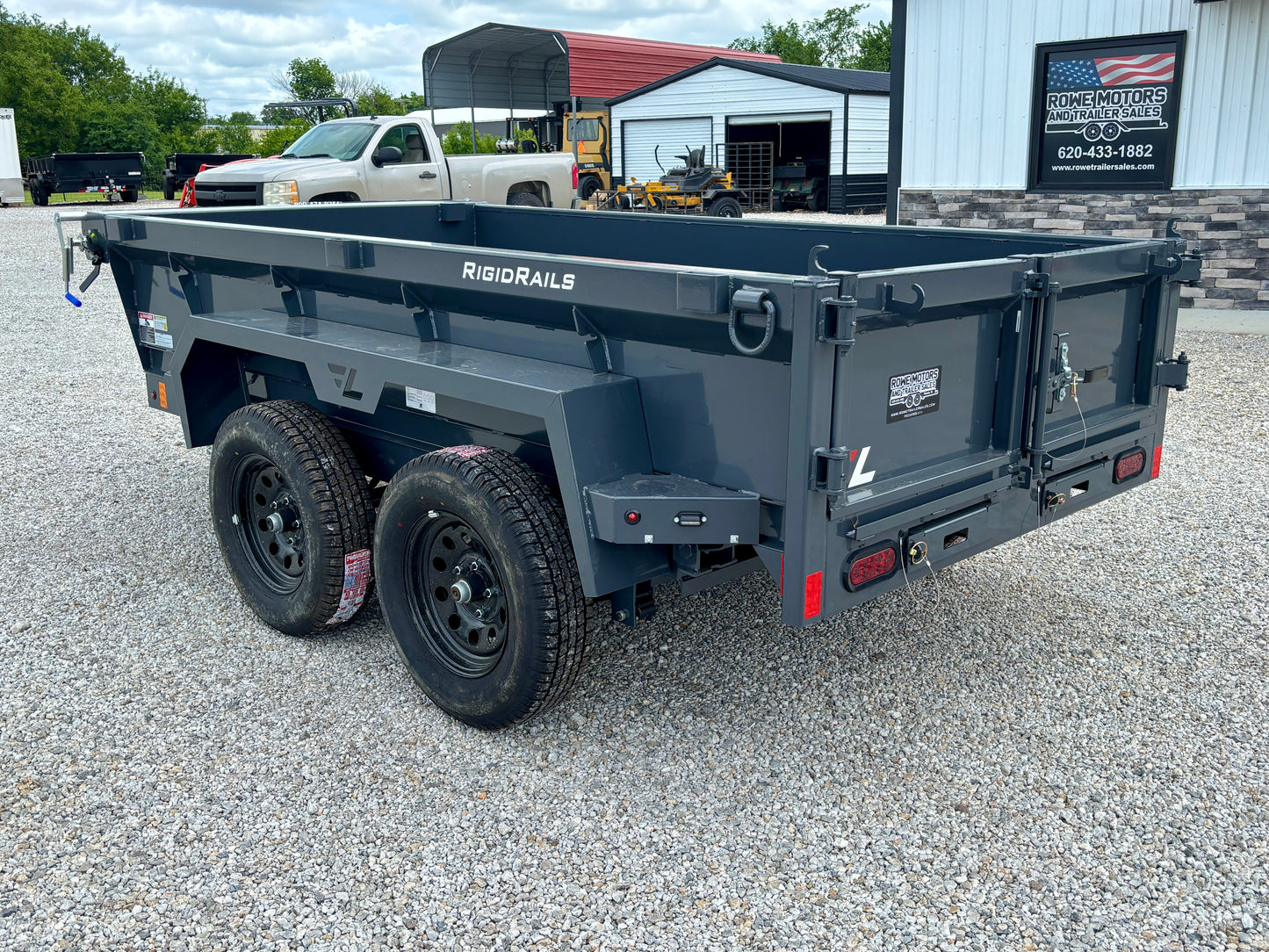 2026 Lamar 5'x 10' 7K Mini Dump Trailer