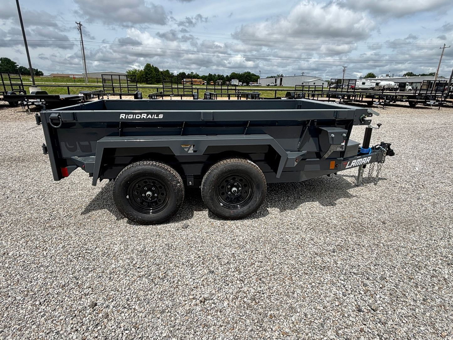 2026 Lamar 5'x 10' 7K Mini Dump Trailer