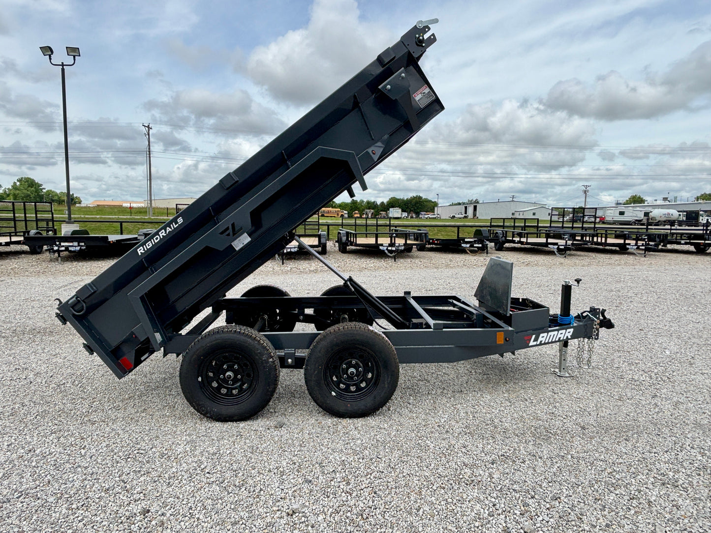 2026 Lamar 5'x 10' 7K Mini Dump Trailer