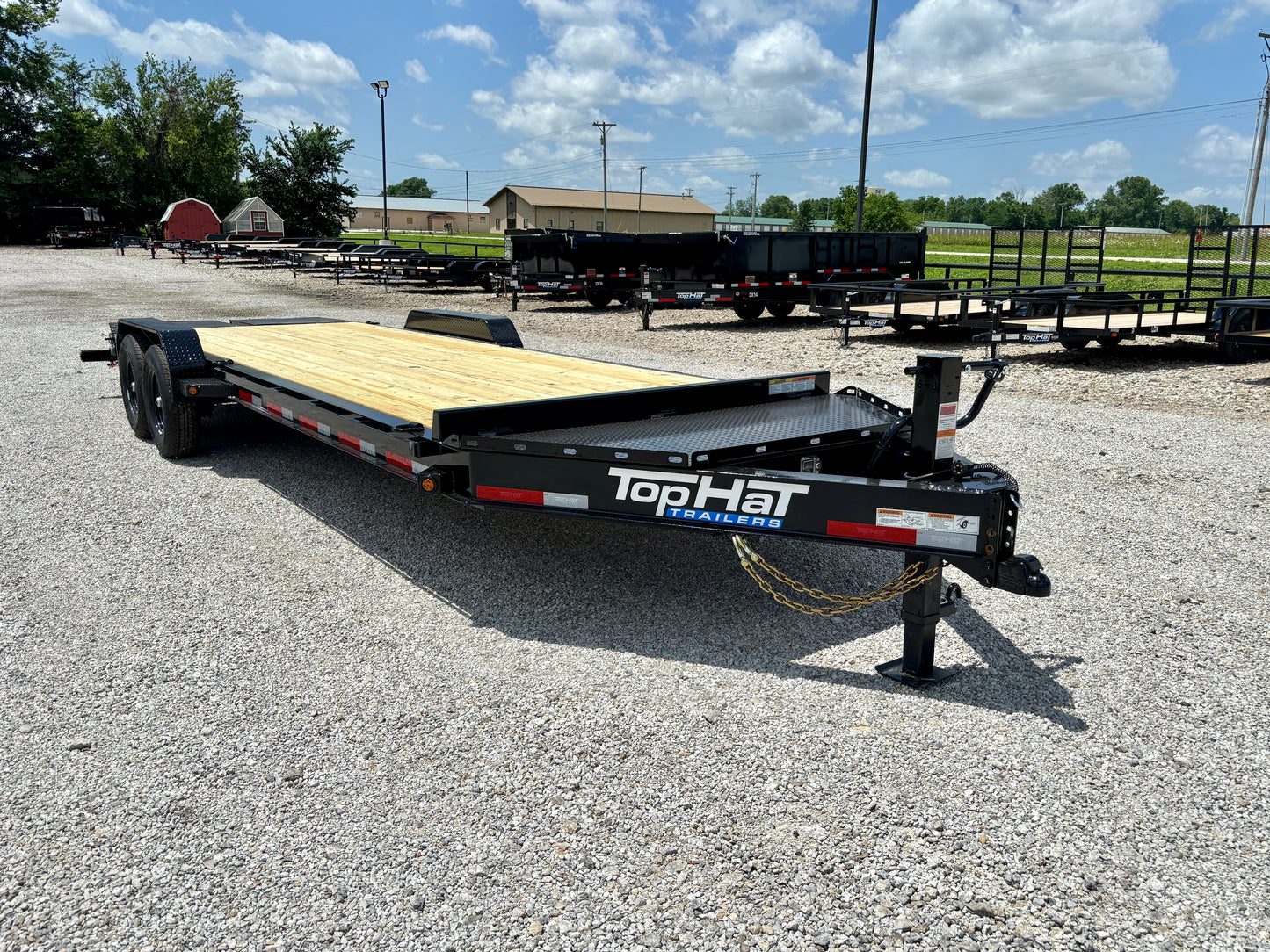 2026 Top Hat 24' 14K I Beam Equipment Trailer