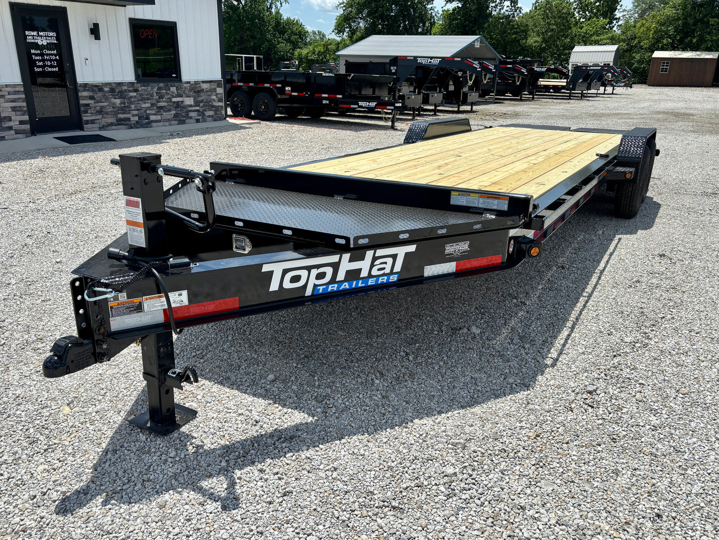 2026 Top Hat 24' 14K I Beam Equipment Trailer