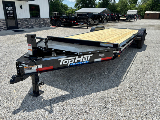 2027 Top Hat 22' 14K I Beam Equipment Trailer
