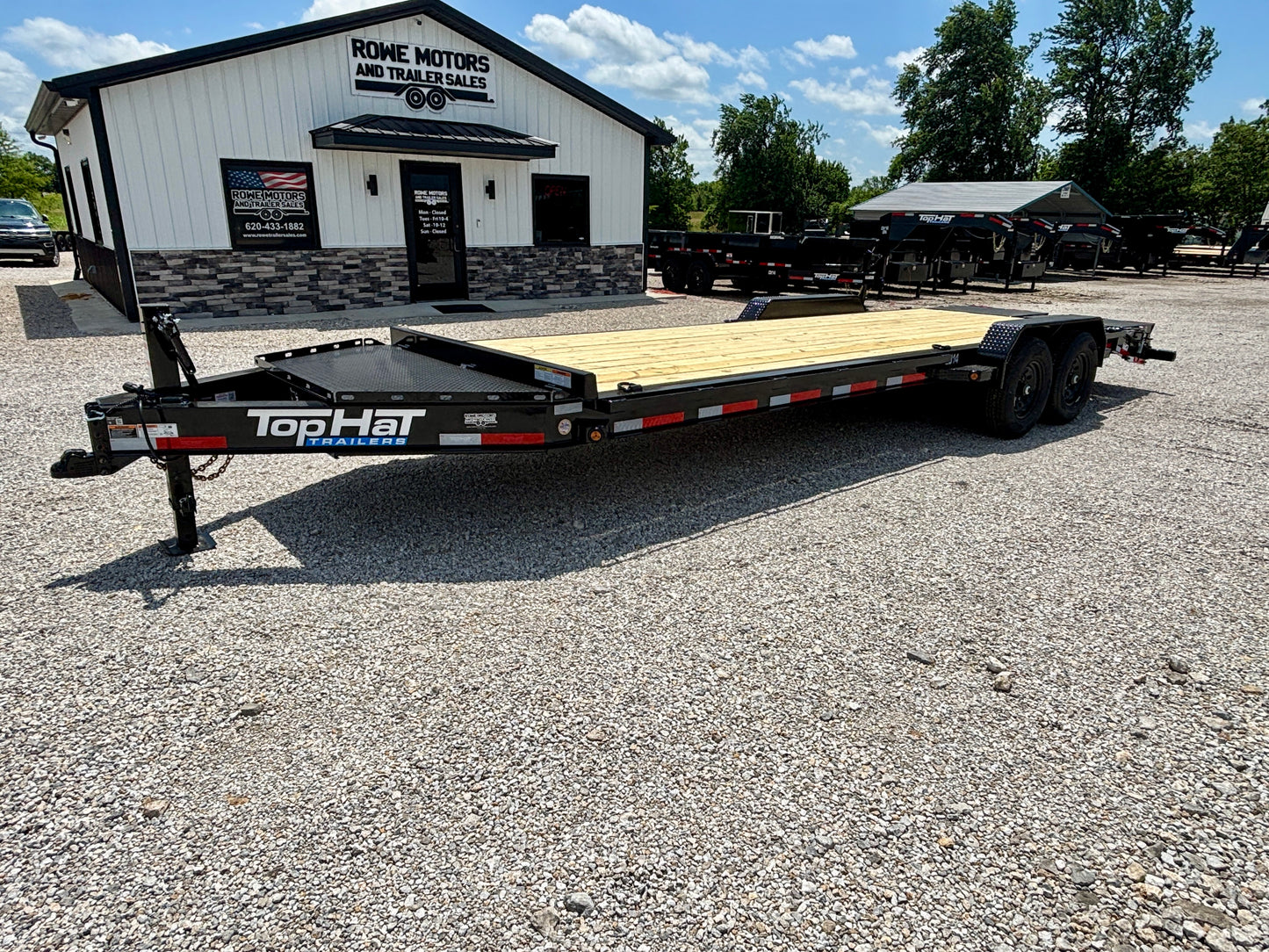 2026 Top Hat 24' 14K I Beam Equipment Trailer